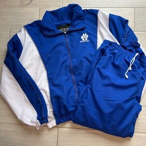 Vintage Kentucky Wildcats UK Windbreaker Suit Planet Athletics Size Large‎ 90s